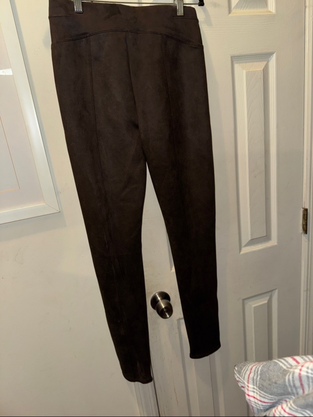 SPANX  Dark Brown Corduroy Stretch Pants medium M